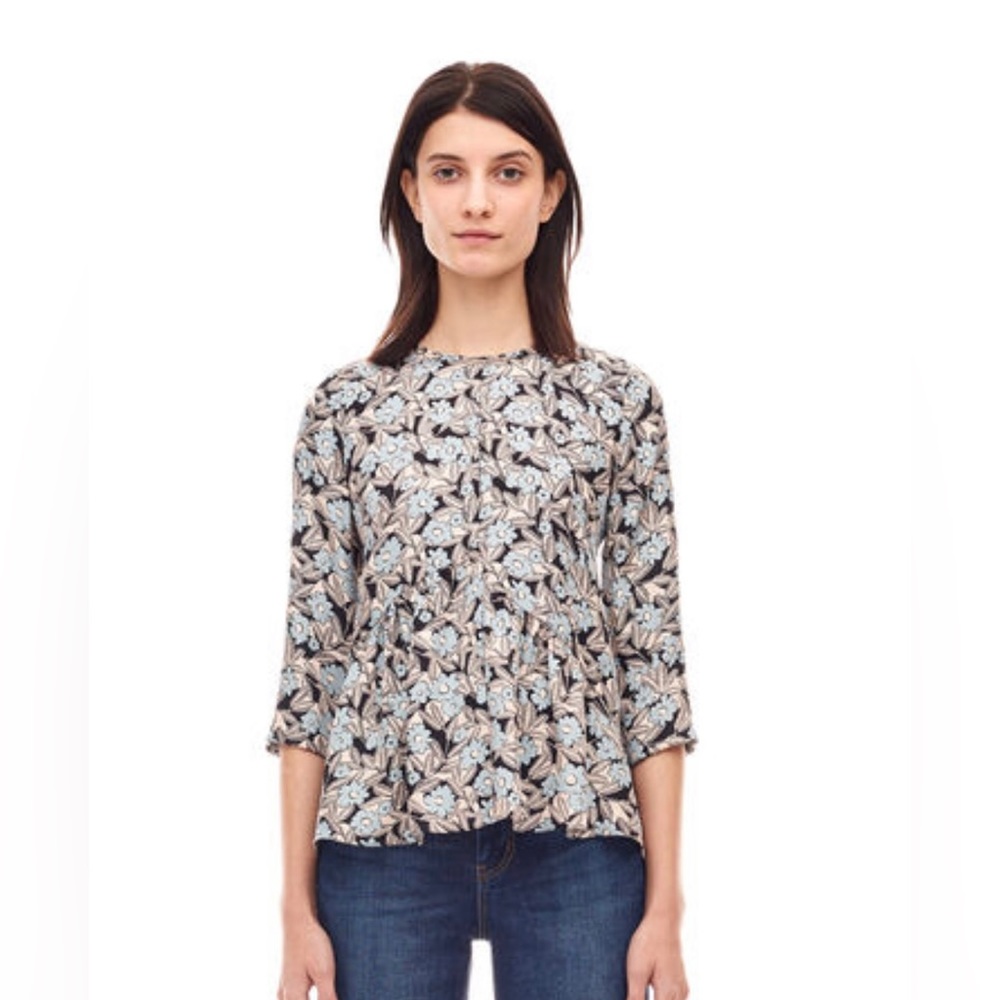 Rebecca Taylor Bijou Silk Top. Sz 4.